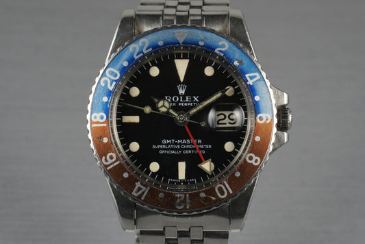 1968 Rolex GMT 1675 with Mark 1 Dial
