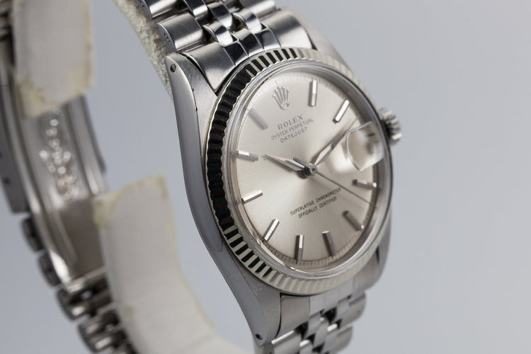 1964 Rolex Datejust 1601 with None Lume Dial and None Lume Sword Hands