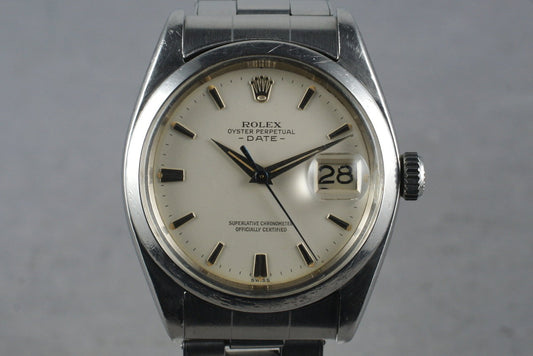 1960 Rolex Date 1500 with Papers