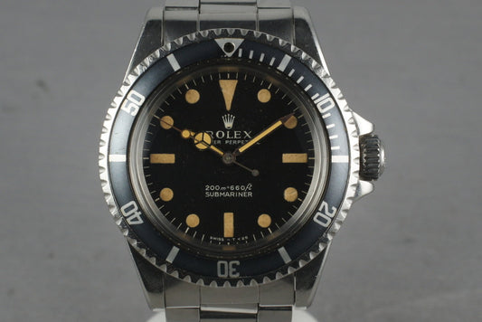1968 Rolex Submariner 5513 Meters First