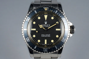1967 Rolex Submariner 5513 Meters First Dial