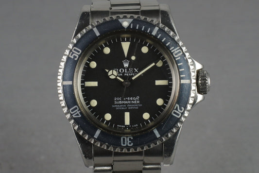 Rolex Submariner 5512 Meters First
