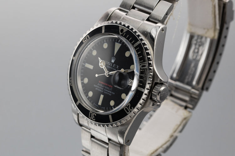 1969 Rolex Red Submariner 1680 with MK II Dial with FBI connection