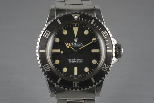 1978 Rolex Submariner 5513 Mark I Maxi Dial