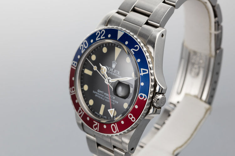 1981 Rolex GMT-Master 16750 "Pepsi" with Matte Dial