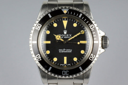 1970 Rolex Submariner 5513 Serif Dial