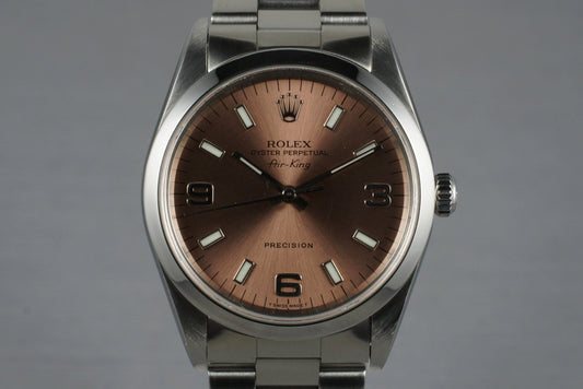1999 Rolex Air-King 14000 Salmon Dial