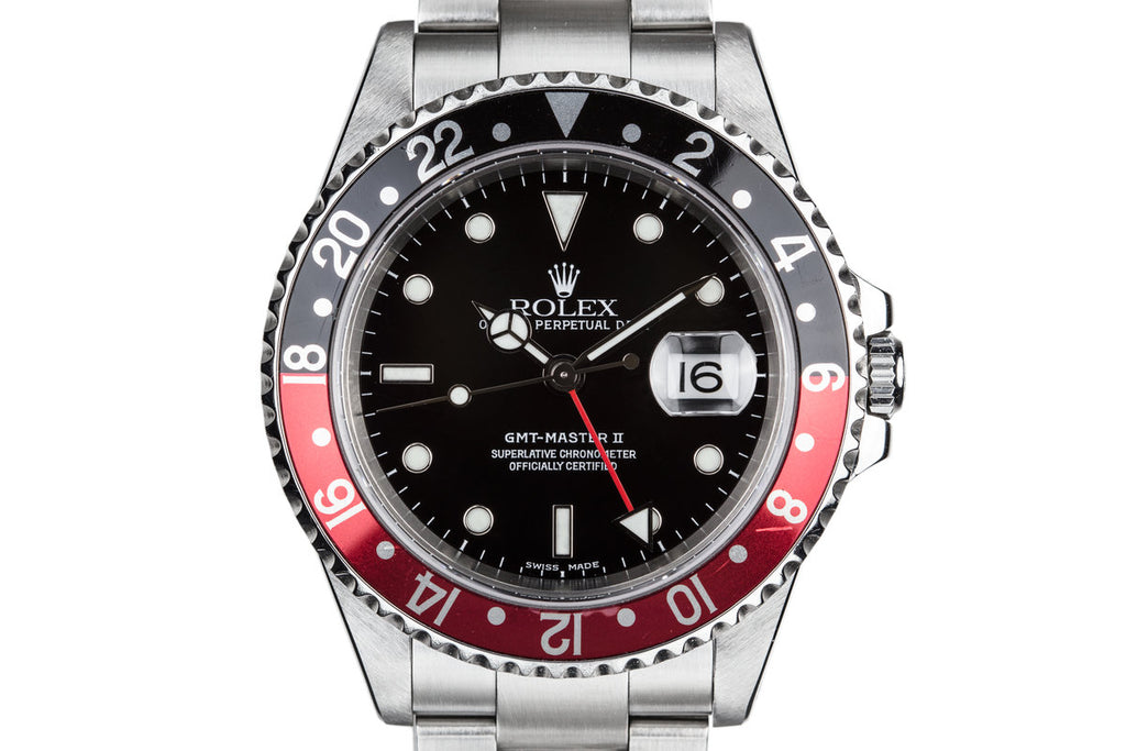 2000 Rolex GMT-Master II 16710 with "Coke" Insert