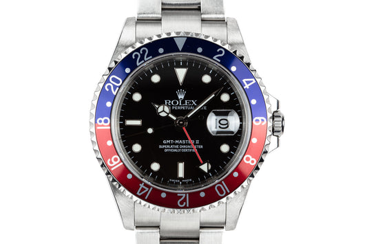 2003 Rolex GMT-Master II 16710 "Pepsi" with Box and Papers