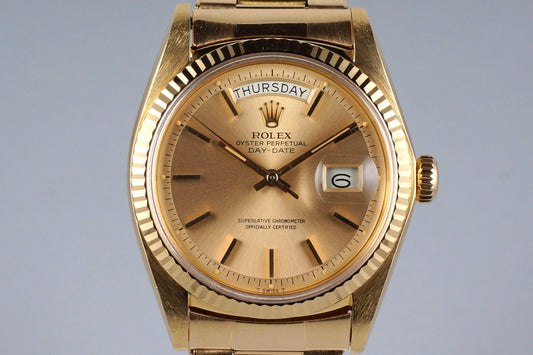 1972 Rolex Rose Gold Day-Date 1803