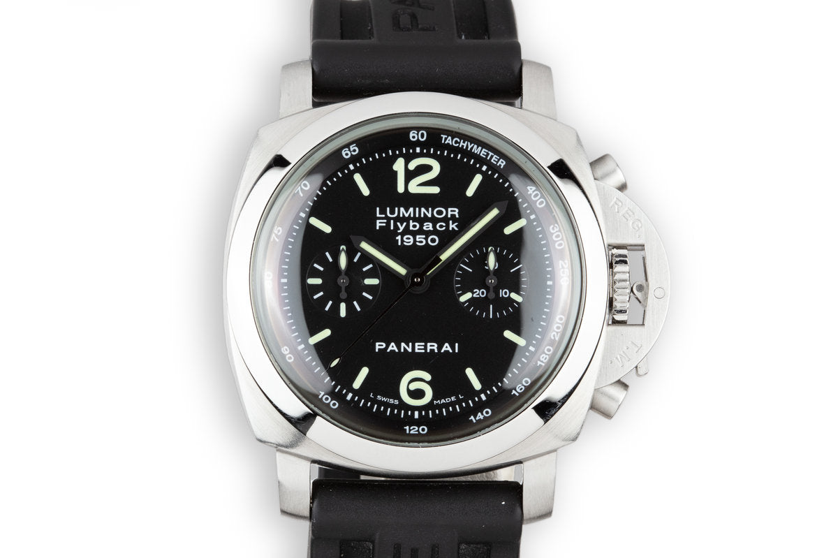 HQ Milton 2008 Panerai Luminor Flyback 1950 Pam 212 with Box and