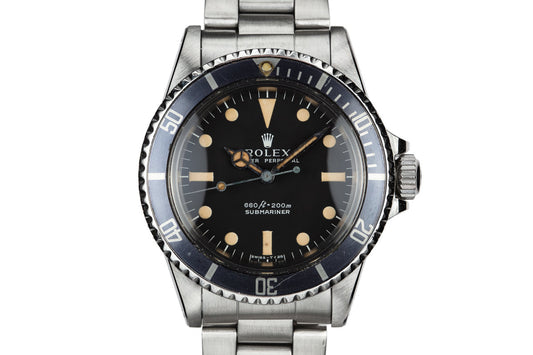 1977 Rolex Submariner 5513 Serif Dial