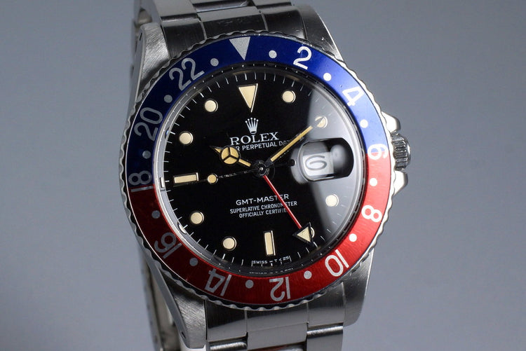 1985 Rolex GMT 16750 with Box and Papers