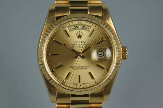 1981 Rolex YG Day-Date 18038