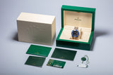 2021 Rolex 18K White Gold Submariner 126619LB "SMURF" with Box and Card