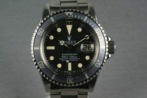 Rolex Submariner 1680 Ghost Gray Insert