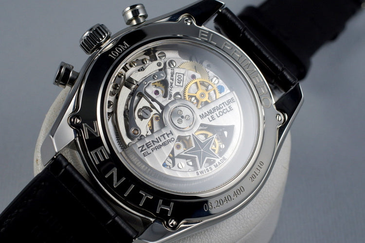 2015 Zenith El Primero 36,000 VPH 03.2040.400 with Box and Papers