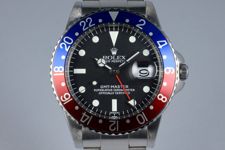 1960 Rolex GMT 1675 PCG Service Dial with Box