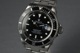 1995 Rolex Submariner 16610 with Box and Papers