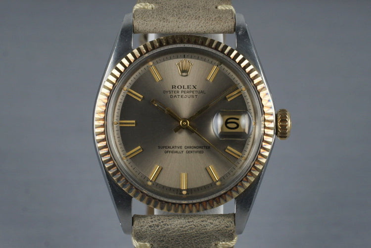 1969 Rolex Two Tone DateJust 1601 with Brown Dial