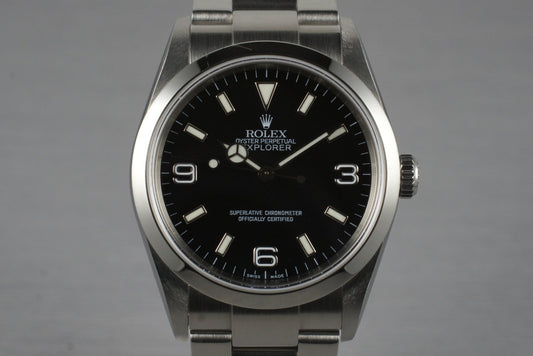 2006 Rolex Explorer 114270 with Box and Papers