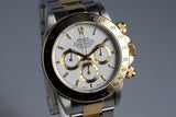 1995 Rolex Two Tone Zenith Daytona 16523 with Box and RSC Papers