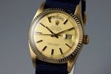 1977 Rolex YG Day Date 1803 Matte Champagne Dial