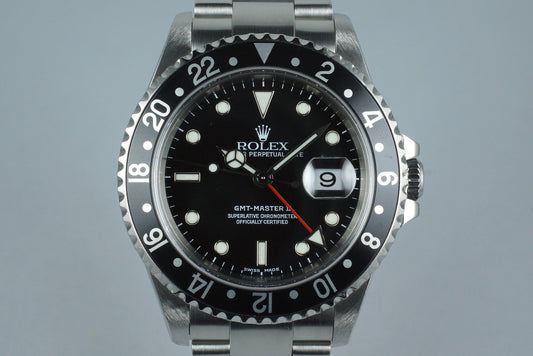 2002 Rolex GMT Master II 16710 with Box and Papers