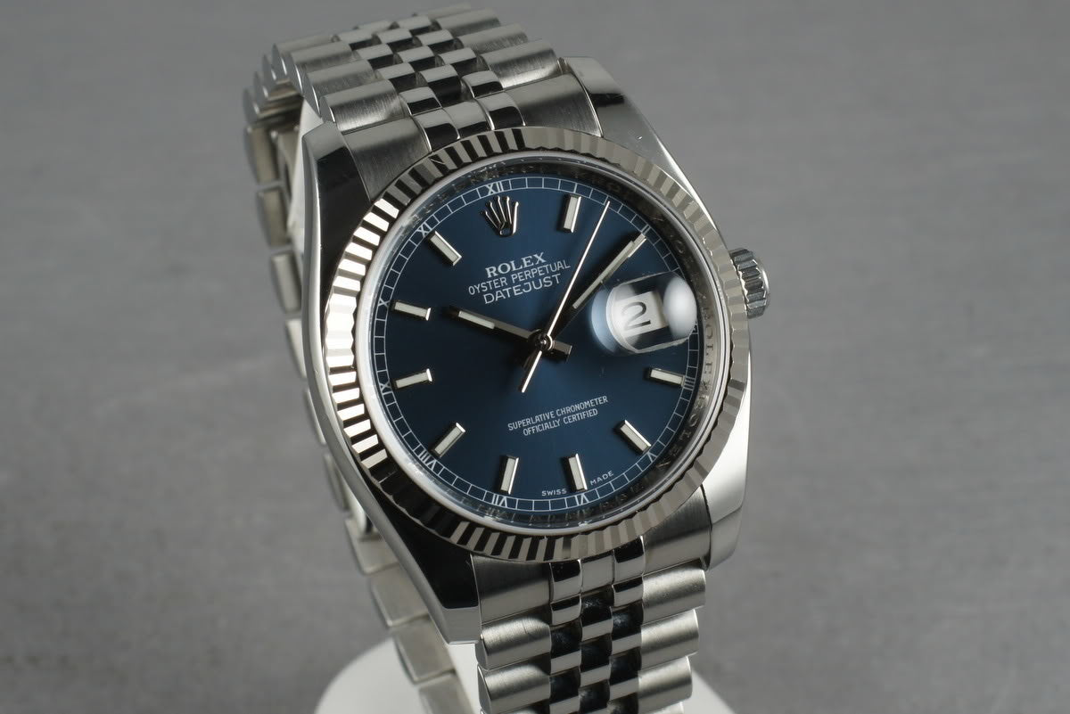 Rolex discount navy blue