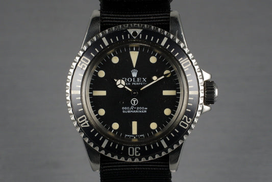 1974 Rolex Submariner 5513 Military Spec