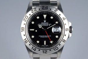 2000 Rolex Explorer II 16570 Black Dial UNPOLISHED