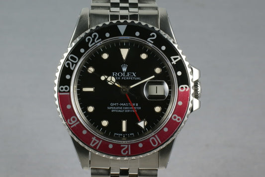 Rolex GMT 16760 NON Date dial with box and papers