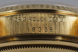 1985 Rolex YG Day Date 18038 with Papers