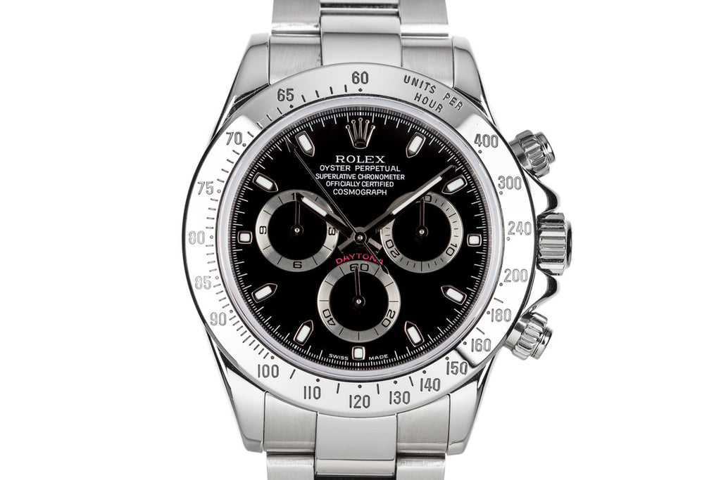 2003 Rolex Dayton 116520 Black dial with Box