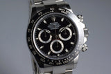 2016 Rolex Ceramic Daytona 116500LN Black Dial with Box and Papers