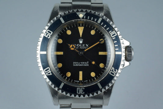 1968 Rolex Submariner 5513 Meters First