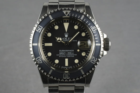 1978 Rolex Submariner 1680 with Fat Case