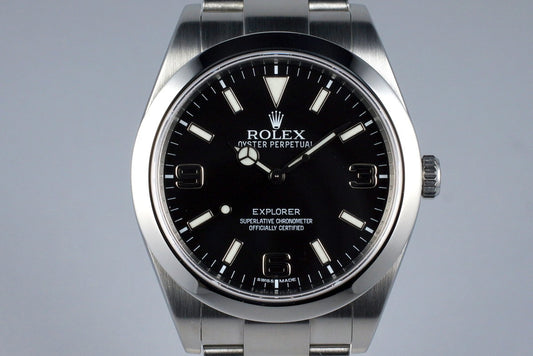 2012 Rolex Explorer 214270 with Box and Papers
