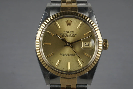 1985 Rolex Two Tone DateJust 16013