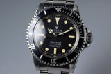 1967 Rolex Submariner 5512 4 Line Meters First Dial