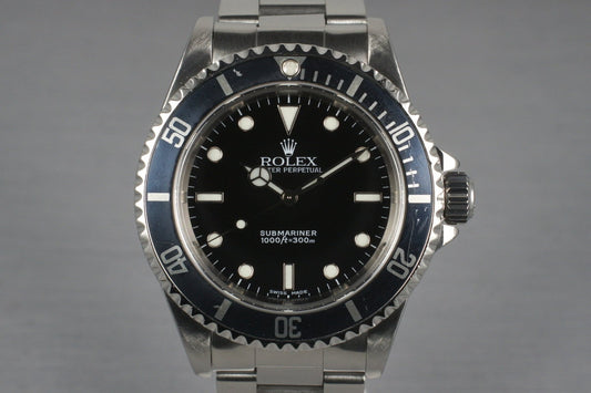 2002 Rolex Submariner 14060