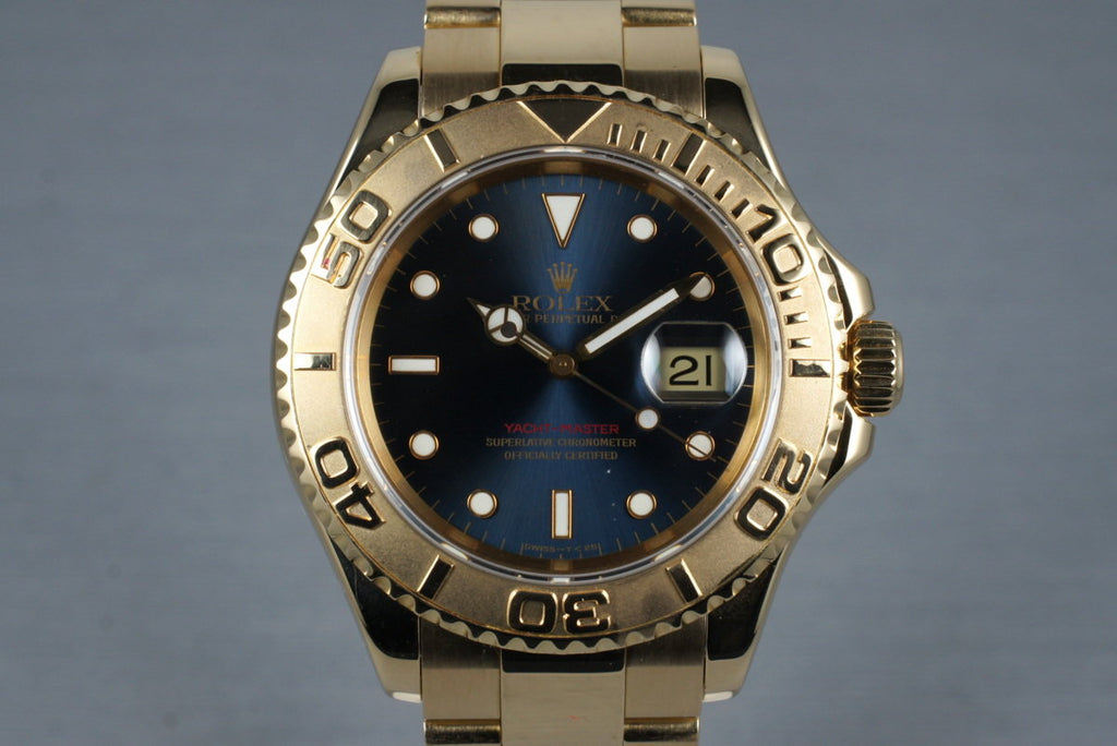 1995 Rolex YG Yacht-Master 16628 with Box and Papers