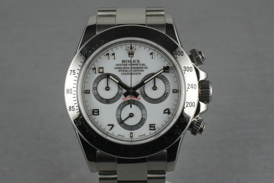 Rolex SS Daytona 116520 with Arabic Sports Dial