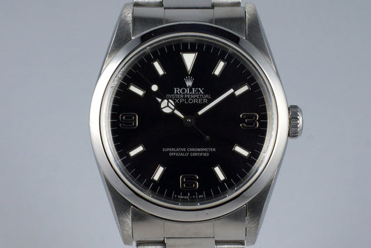 1990 Rolex Explorer 14270 ‘Blackout’ with Box and Papers