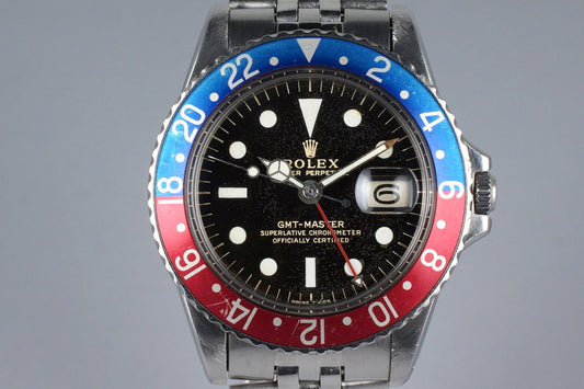 1966 Rolex GMT 1675 Glossy Gilt Dial