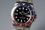 2016 Rolex WG GMT II 116710BLRO with Box and Papers