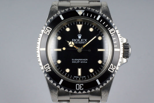 1985 Rolex Submariner 5513 Spider Dial