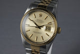 1987 Rolex Two Tone DateJust 16013 ‘Tapestry’ Dial