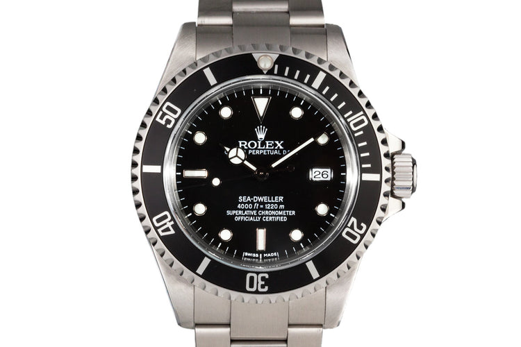 1999 Rolex Sea Dweller 16600 with Box and Papers