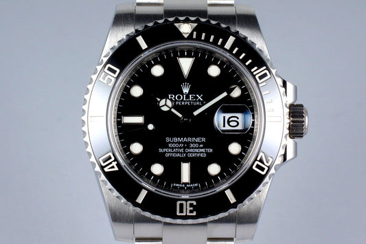 2013 Rolex Ceramic Submariner 116610 with Box and Papers